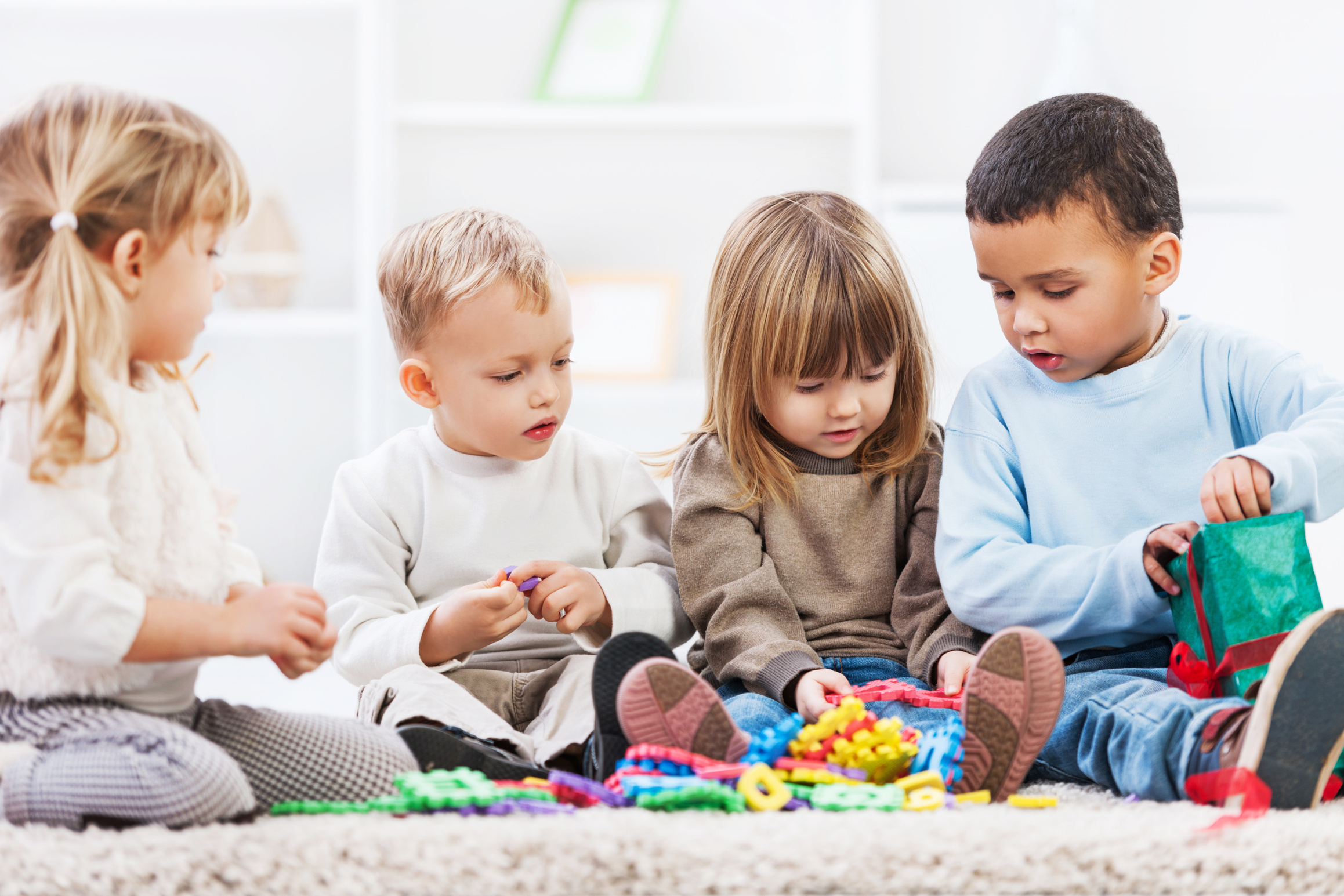 Group of children playing.