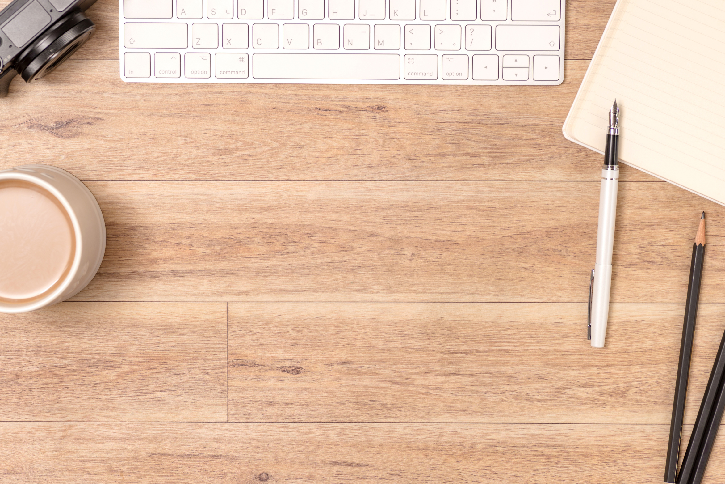 Wood Office Desk Items