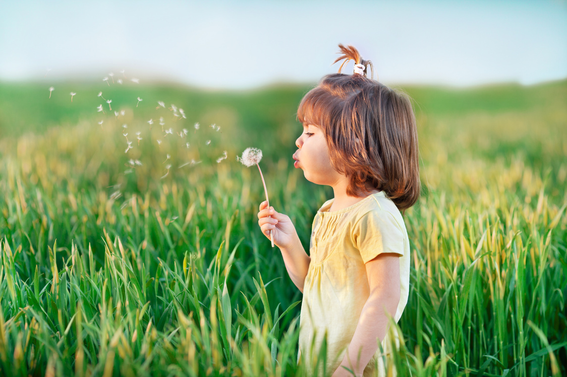 Child in nature